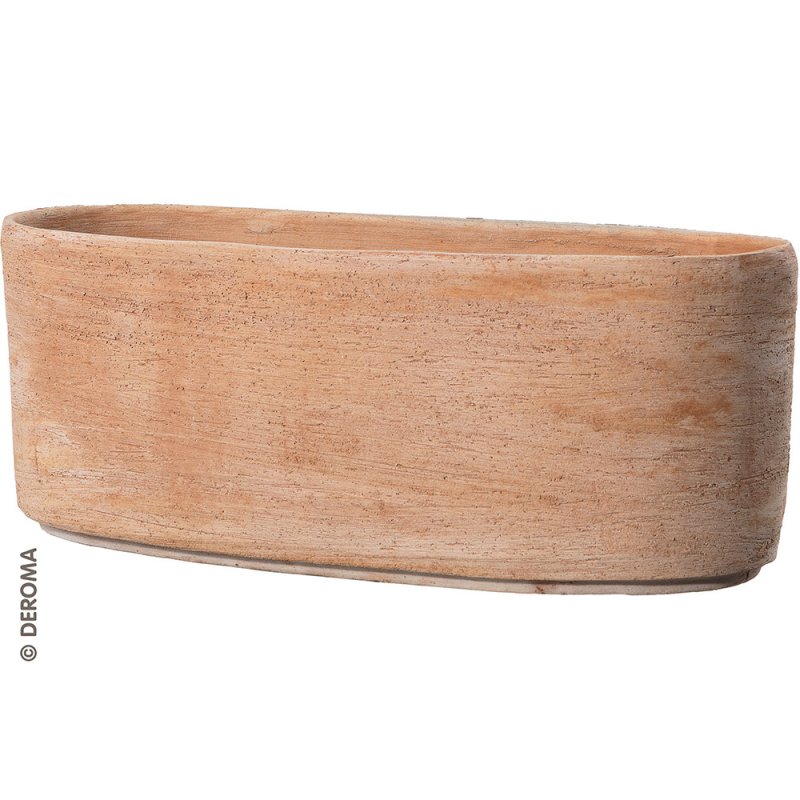LUNA Oval planter terracotta